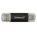 Produktbild: Intenso Intenso Twist Line USB-Stick 128 GB Anthrazit 3539491 USB-A, USB-C®, USB-Stick