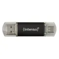 Produktbild: Intenso Twist Line Typ-A/Typ-C 128GB USB-Stick Mit Schutzkappe, bis zu 70 MB/s,