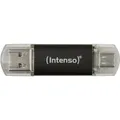 Produktbild: Intenso Twist Line 128 GB, USB-Stick, anthrazit