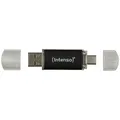 Produktbild: Intenso USB-Stick Twist Line, 128 GB, mit USB 3.2 Typ A & USB Typ C