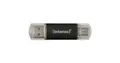 Produktbild: Intenso Twist Line 128 GB, USB-Stick (anthrazit/transparent, USB-A 3.2 Gen 1, U