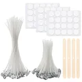 Produktbild: Kerzendocht Set, 50 Stück Kerzendochte für Kerzen, Rauchfrei Kerzendocht, Kerzen Selber Machen Set,für die Kerzenherstellung Candle DIY (10cm/20cm)