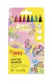 Produktbild: Jovi Filzstifte in Glitzer-Farben, Strichbreite: 3,0 mm, auswaschbar, eindrücksichere Spitze, Set mit 8 Farben, sortiert