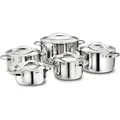 Produktbild: Kopf Topfset Stilo (Edelstahl, 10-teilig, inkl. 5 Deckel, Induktion) - Silber
