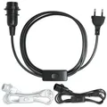 Produktbild: E14 Lampensockel mit Kabel 5m Schalter Fassung Netztstecker Schraubanschluss