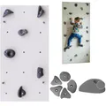 Produktbild: Create for you - Kletterwand, 1x Wandpaneel 100x50 cm, 5 Grauen Klettergriffen