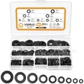 Produktbild: VIGRUE 684 Stück Flache Unterlegscheiben Set, Edelstahl Beilagscheiben Sortiment M2 M2.5 M3 M4 M5 M6 M8 M10 M12 (Schwarz)