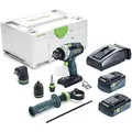 Produktbild: Festool Akku-Schlagbohrschrauber QUADRIVE TPC 18/4 5,2/4,0 I-Set