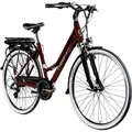 Produktbild: Agon Avesa E Bike Trekkingrad Damen Herren ab 155 cm mit Nabenmotor Pedelec Trekking Fahrrad mit 21 Gang und Beleuchtung StVZO Tiefeinsteiger