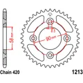 Produktbild: JT Sprockets Stahl Kettenrad 37Z mit Teilung 420 für: Honda XR CRF AE03A AE04A