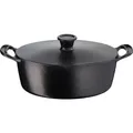 Produktbild: Tefal Jamie Oliver gietijzeren braadpan - 24 cm (Kochtopf, Gusseisen, 24 x 17.30 cm) (E2124655)