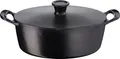 Produktbild: Tefal Jamie Oliver E21246, 4,64 l, Rund, Schwarz, Eisenguss, Eisenguss, Keramik, Gas, Halogen, Induktion, Versiegelte Platte