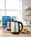 Produktbild: Elta Edelstahl Wasserkocher 1,7 L 360° drehbare Steckverbindung Kochwasser