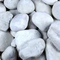 Produktbild: Kieselsteine Garten Zierkies 60-100 mm 25 kg Aquarium Kies Carrara Weiß Marmorkies Dekostein Gabion Steinteppich Zierstein Weiß