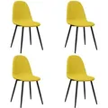 Produktbild: vidaXL Esszimmerstühle 4 Stk. Senfgelb Samt
