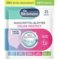 Produktbild: delta pronatura GmbH Dr. Beckmann Waschmittelblätter Colour Protect Blütenfrisch, Wasserlösliche Waschmittelblätter für Kurzwaschgänge und Handwäsche, 1 Packung = 25 Blätter 8831