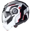 Produktbild: Caberg Duke Evo Move, Klapphelm - Weiß/Schwarz/Rot - XS