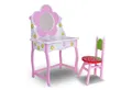 Produktbild: habeig Schminktisch Kinderschminktisch Kindertisch Prinzessin Frisiertisch Kinder, splitterfrei