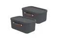 Produktbild: ROTHO Stapelbox 2er-Set Kiste mit Deckel Maloja 12l (Aufbewahrungsset, 2er-Set)