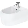 Produktbild: Duravit Qatego Wand Bidet 2263152000 38,5x57cm, mit Hahnloch, Überlauf, Hahnlochbank, weiß Hochglanz HygieneGlaze