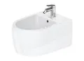 Produktbild: Duravit Qatego Wand Bidet 2263152000 38,5x57cm, mit Hahnloch, Überlauf, Hahnlochbank, weiß Hochglanz HygieneGlaze