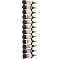 Produktbild: Wand-Weinregal für 12 Flaschen Schwarz Eisen Vidaxl