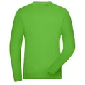 Produktbild: Men's BIO Stretch-Longsleeve Work - SOLID - Langarm Shirt aus weichem Elastic-Single-Jersey grün, Gr. 3XL