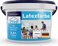 Produktbild: Plid Latexfarbe 2,5L Weiß matt für ca. 17,5m² /Wandfarbe Küchenfarbe Innenfarbe