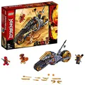 Produktbild: LEGO 70672 NINJAGO Coles Offroad-Bike Ninja Motorrad mit Raupenbändern und 3 Minifiguren, Abenteuerspielzeug für Kinder