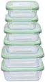 Produktbild: Frischhaltedosen mit Deckel - Glas - 12-Teilig - Glasbehälter - Aufbewahrungs...