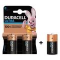 Produktbild: 3X Duracell Ultra C LR14 Alkaline Batteries Langanhaltende Hohe Leistung