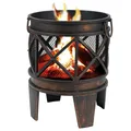 Produktbild: Tepro Feuerstelle Terrassenofen Ofen Feuerkorb Kamingrill Gartenkamin Gracewood