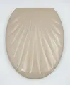Produktbild: WC Sitz Klobrille Muschelform Farbe Beige, Duroplast, sehr stabil