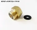 Produktbild: Zwischenstutzen Nr.4 Gasflaschenadapter Druckregler KLF x IG W 21,8 x 1/14 LH