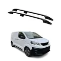 Produktbild: OMAC Dachreling Dachgepäckträger kompatibel mit Peugeot Expert/Traveller 2016-2026 L1 Kurzer Aluminium Schwarz 2 TLG