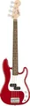 Produktbild: Squier by Fender Mini Precision Bass, Kompakter E Bass mit vollem Sound, geeignet für Einsteiger, Kinder und Reisemusiker, Dakota Rot, Inklusive virtueller Kurse auf Fender Play