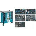Produktbild: Hazet Werkstattwagen Assistent 179nxl, Sortiment, 425-tlg., Schubladen, Flach: 7× 81 X 696 X 398 Mm, Schubladen, Hoch: 1× 166 X 696 X 398 Mm