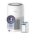 Produktbild: Philips Luftreiniger 900 Serie, HEPA NanoProtect + Aktivkohlefilter, CADR 250m³/h für 65m² Allergiker, leise, intelligent und energieeffizient (AC0950/10)