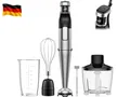 Produktbild: Stabmixer Set 5 in 1, 1100W Pürierstab Elektrisch, Stufenlose Geschwindigkeit, 