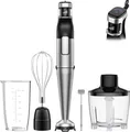 Produktbild: Stabmixer Set 5 in 1, 1100W Pürierstab Elektrisch, Stufenlose Geschwindigkeit...