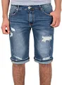 Produktbild: ESRA Herren Jeans Shorts Kurze Hosen Bermuda-Shorts Sommer Hose Jeans-Shorts A370