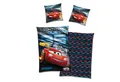 Produktbild: Familando Kinderbettwäsche Disney Cars 135x200 80x80 cm Fleece-Bettwäsche mit Reißverschluss, Microfaser-Flanell, 2 teilig, extra flauschig und weich, mit Wendemotiv