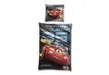 Produktbild: Familando Kinderbettwäsche Disney Cars 135x200 80x80 cm Fleece-Bettwäsche mit Reißverschluss, Microfaser-Flanell, 2 teilig, extra flauschig und weich, mit Wendemotiv
