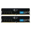 Produktbild: Crucial 128GB Kit (2x64GB) DDR5-5600 CL46 DIMM Desktop Arbeitsspeicher - Unterst