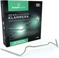 Produktbild: 100xRasenwerk® Gewächshaus Klammern/Sturmfeste Gewächshausklemmen 304 Edelstahl