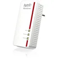 Produktbild: AVM FRITZ!Powerline 1260E 1200 MBit/s 1x LAN 10/100/1000 / WLAN 866 MBit/s 1er Pack weiss/rot