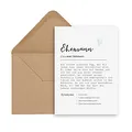 Produktbild: Nastami Postkarte DEFINITION inkl. Briefumschlag (Ehemann)
