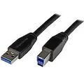 Produktbild: USB3SAB5M StarTech.com 15ft Active USB 3.0 USB-A to USB-B Cable M/M 3.1 Gen  ~D~