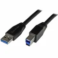 Produktbild: USB A zu USB-B-Kabel Startech USB3SAB5M Schwarz