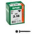 Produktbild: SPAX Universalschrauben T10 Senkkopf BLAX 1191040300163 3 mm x 16 mm, 200 St.